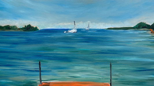 Sailboats on the Bay